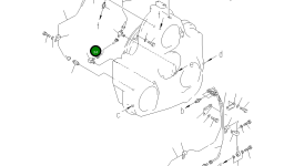 Трубка 209-38-51370 Komatsu