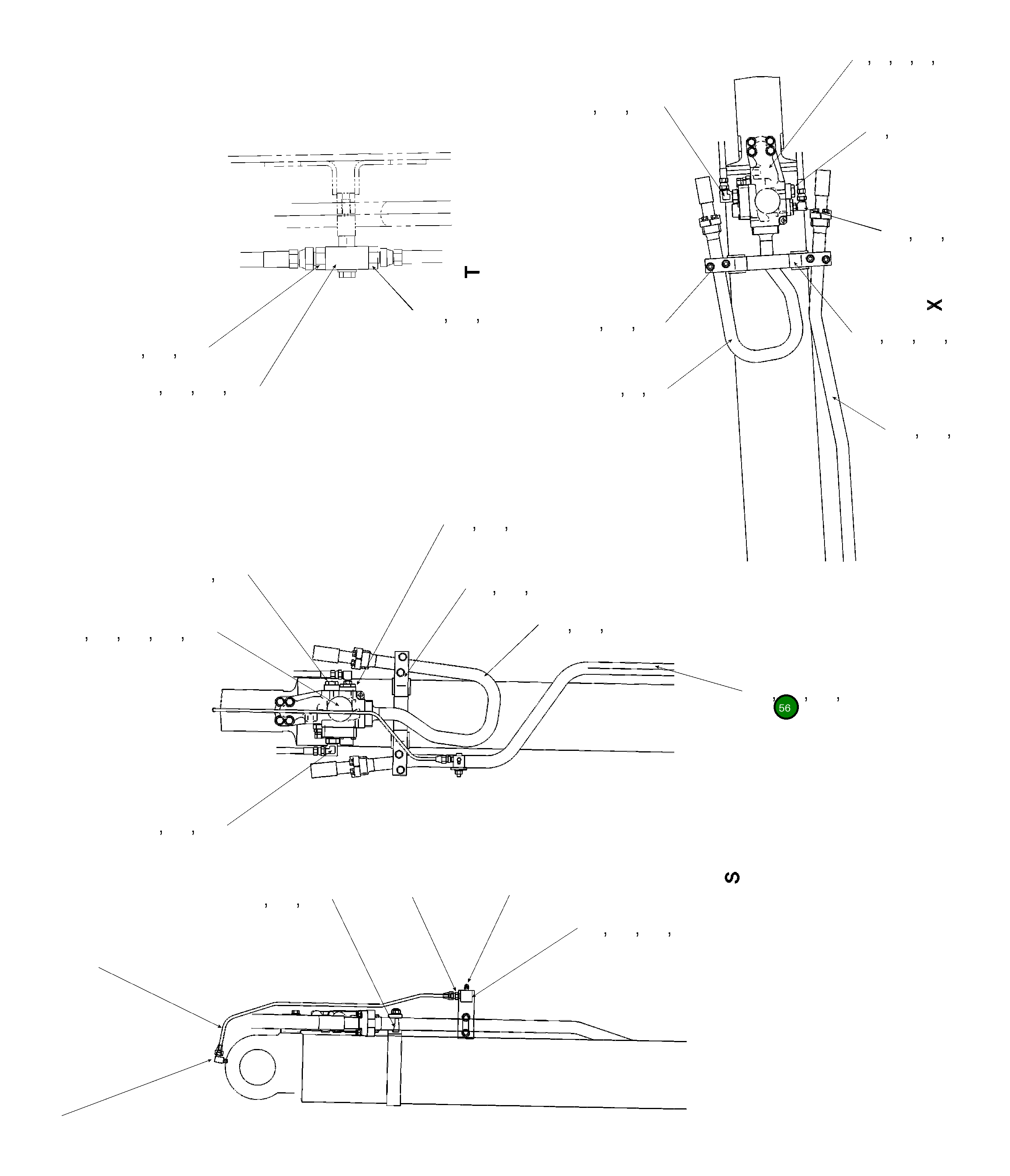 Трубка 208-70-KC980NK Komatsu