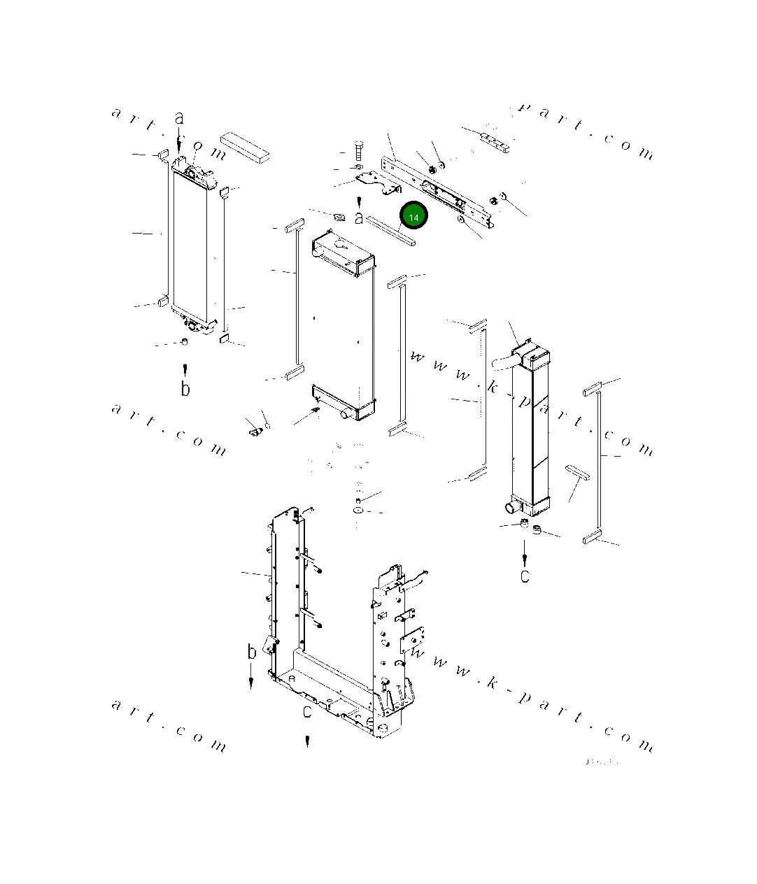 Уплотнение 418-03-62310 Komatsu