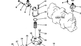 Трубка 207-62-15271 Komatsu