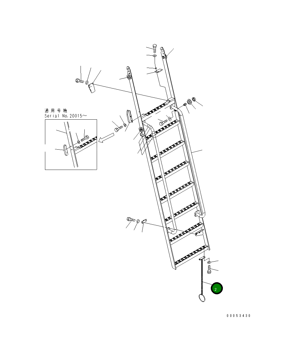 Цепь 21T-54-66161 Komatsu