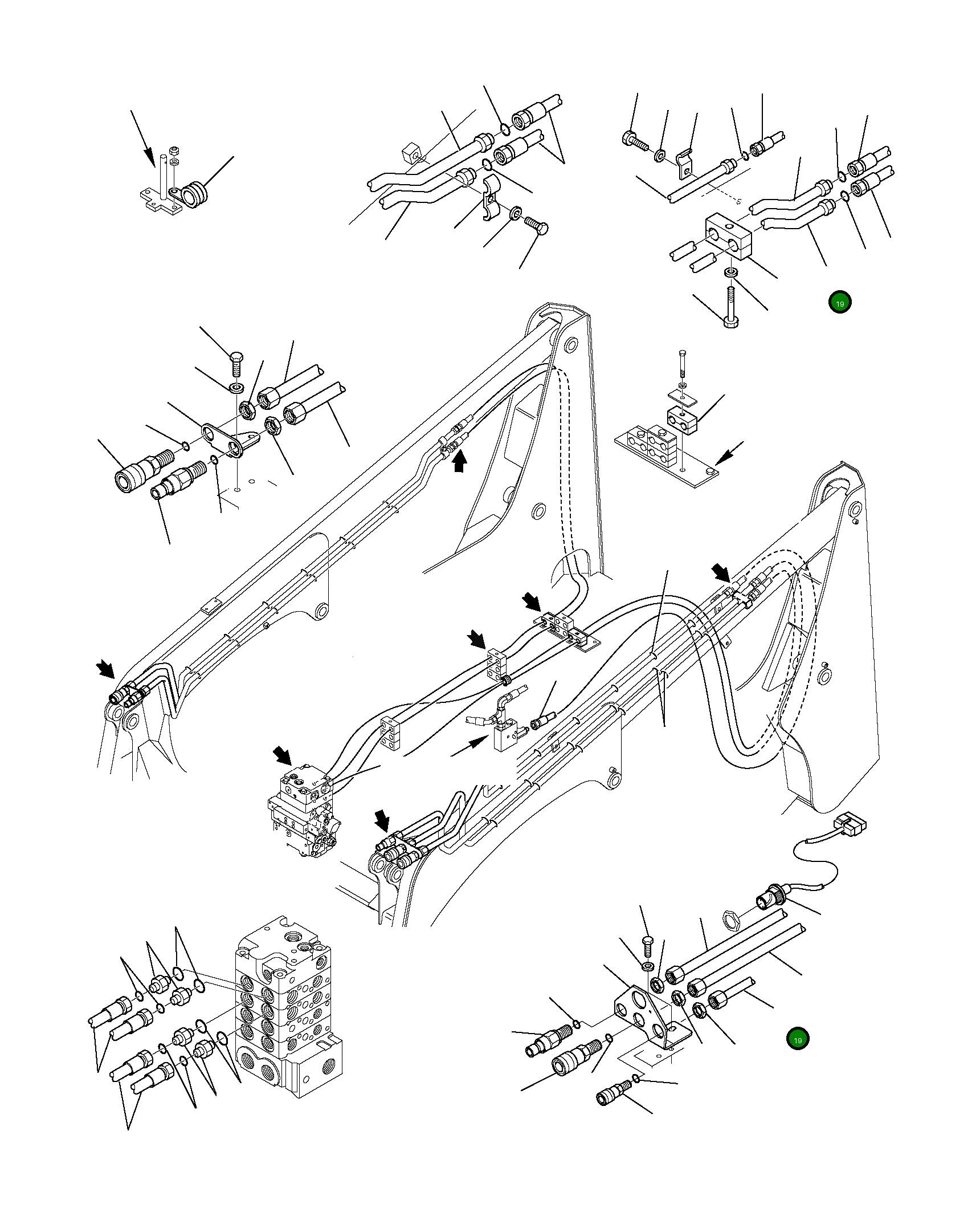 Труба 37B-970-1221 Komatsu