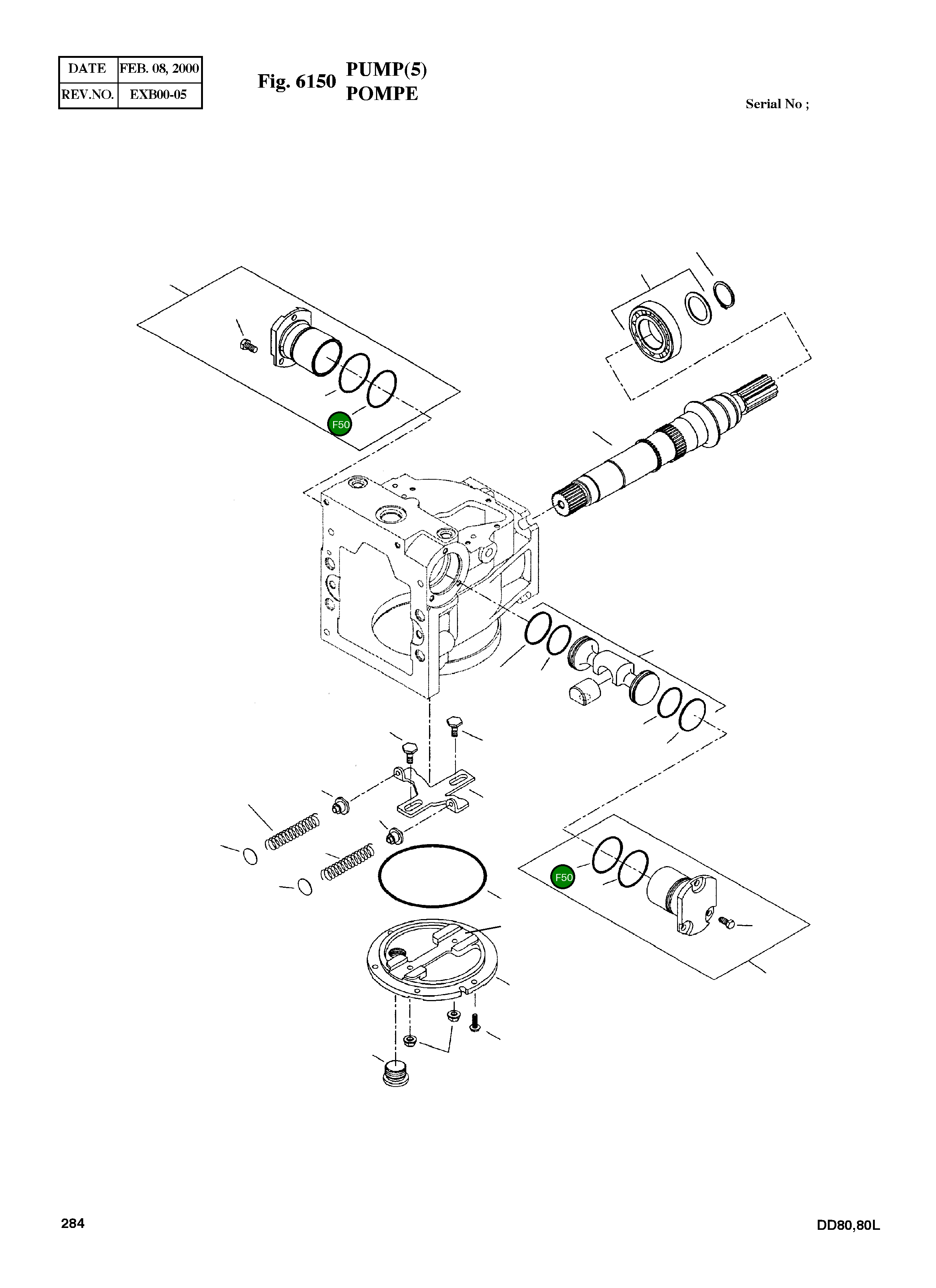 Уплотнительное кольцо 9004104-0310 Komatsu