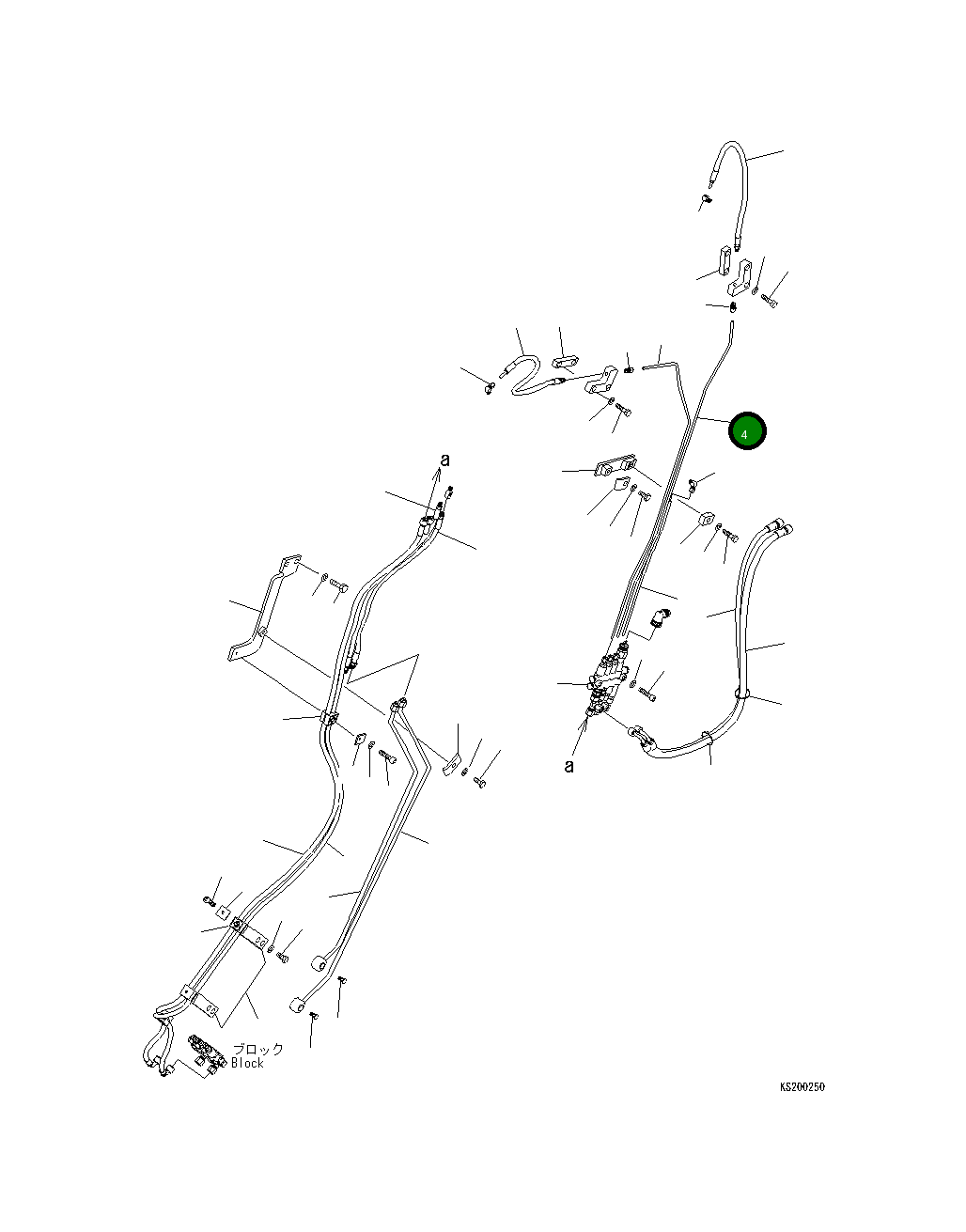 Трубка 206-70-K2821 Komatsu