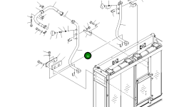 Трубка 21T-64-33411 Komatsu