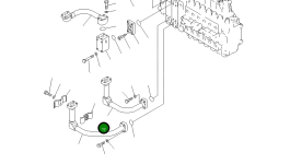 Трубка 208-62-67840 Komatsu