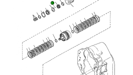 Упорная шайба шарика 10J-5 Komatsu