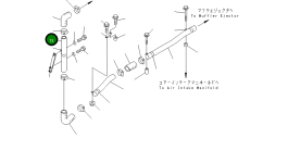 Трубка 195-01-11250 Komatsu