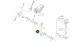Трубка 10S-62-21151 Komatsu