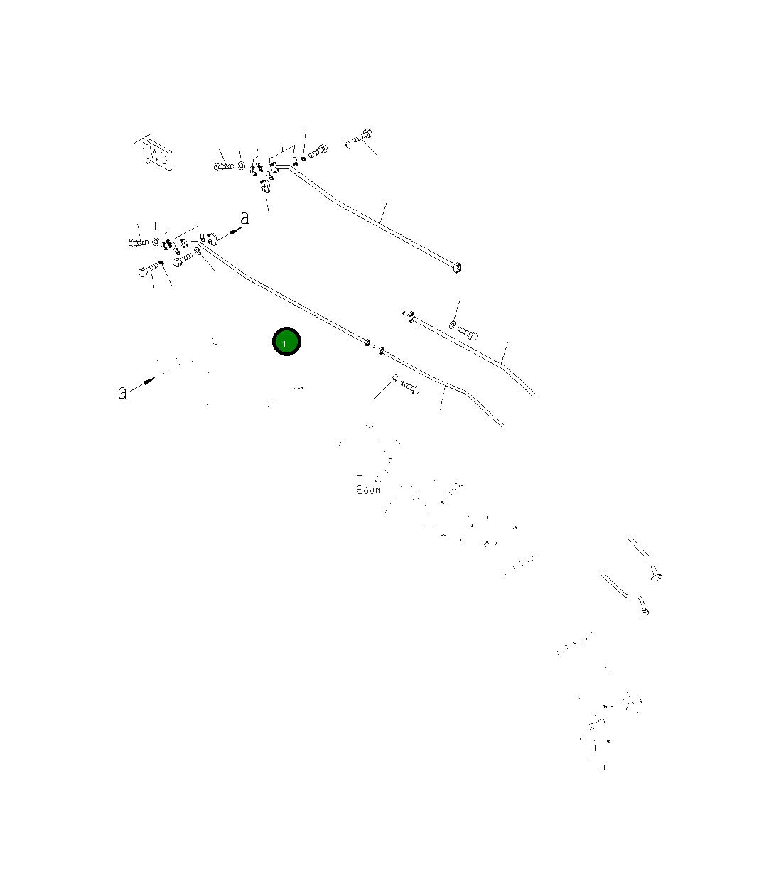 Трубка 208-62-42871 Komatsu