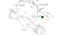Трубка 421-U44-2471 Komatsu