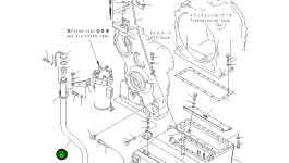 Трубка 198-49-51151 Komatsu