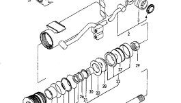 Цилиндр YM17216472101K Komatsu