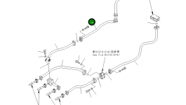 Трубка 209-62-73140 Komatsu