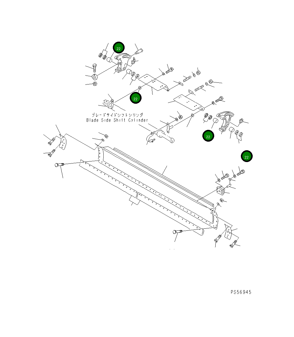Уплотнение 235-70-13450 Komatsu