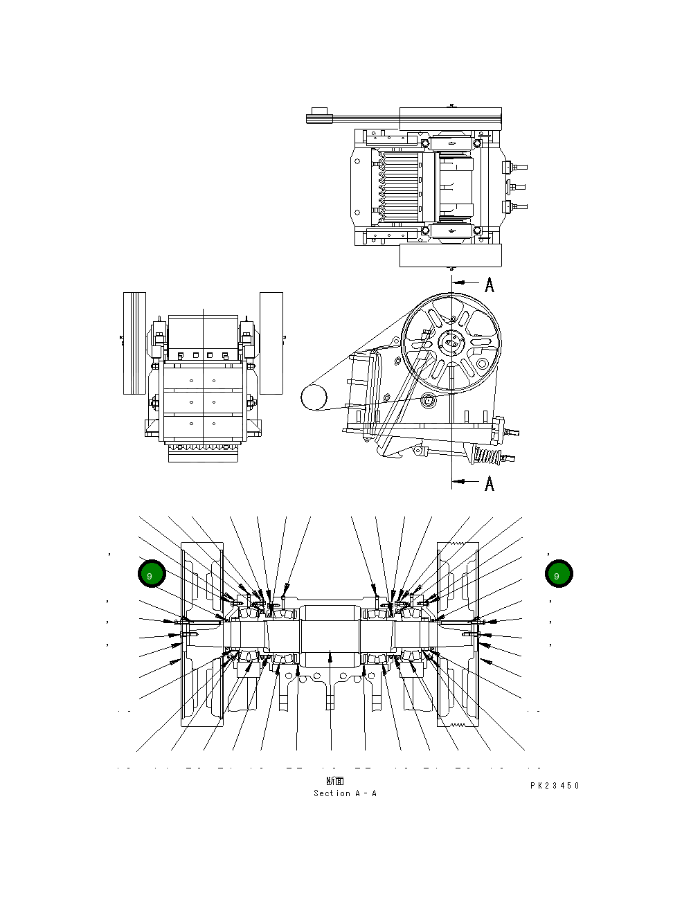 Уплотнение KHJC-61107-2 Komatsu