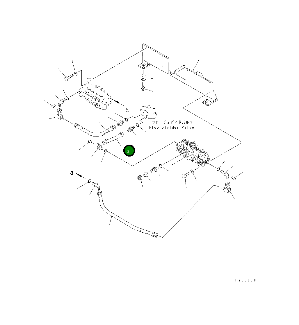 Трубка 23D-60-16550 Komatsu