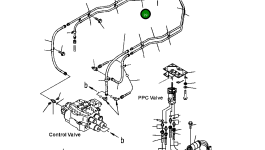 Трубка 428-62-13162 Komatsu