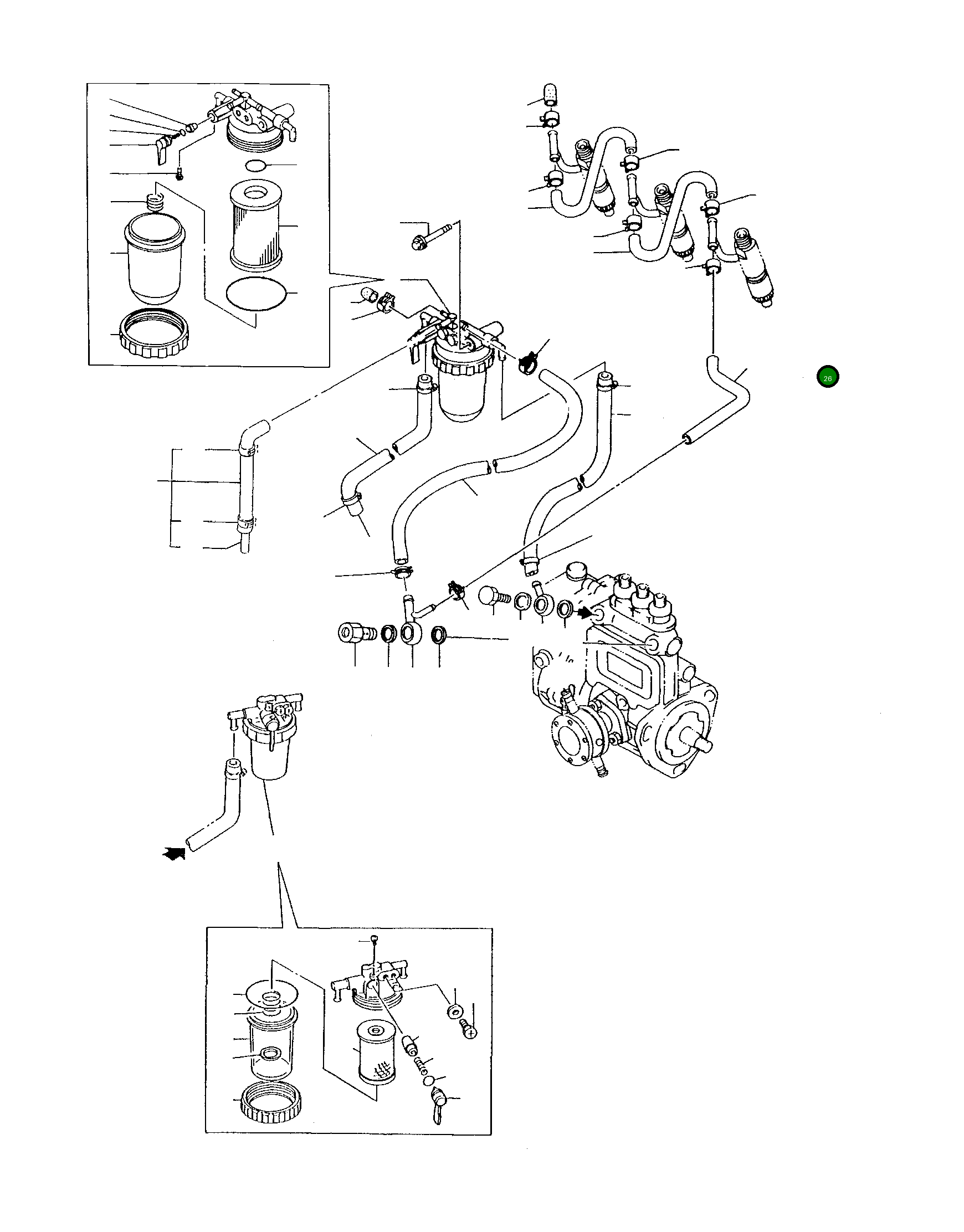 Труба YMR000048 Komatsu