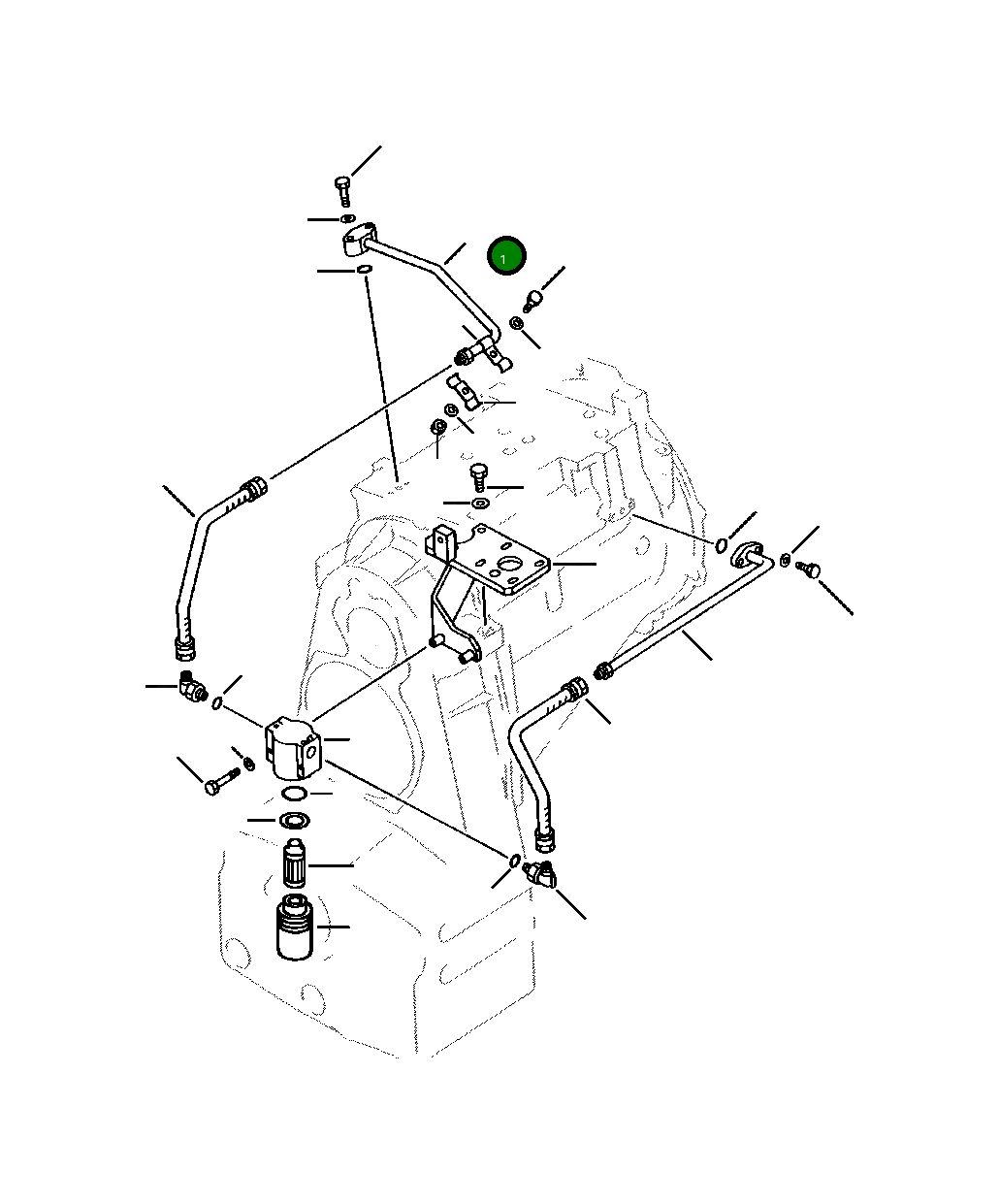 Трубка 423-15-11711 Komatsu