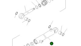 Цилиндр 21S-63-66341 Komatsu
