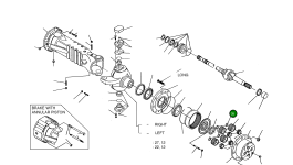 Стопорное кольцо 002.14.3191 Komatsu