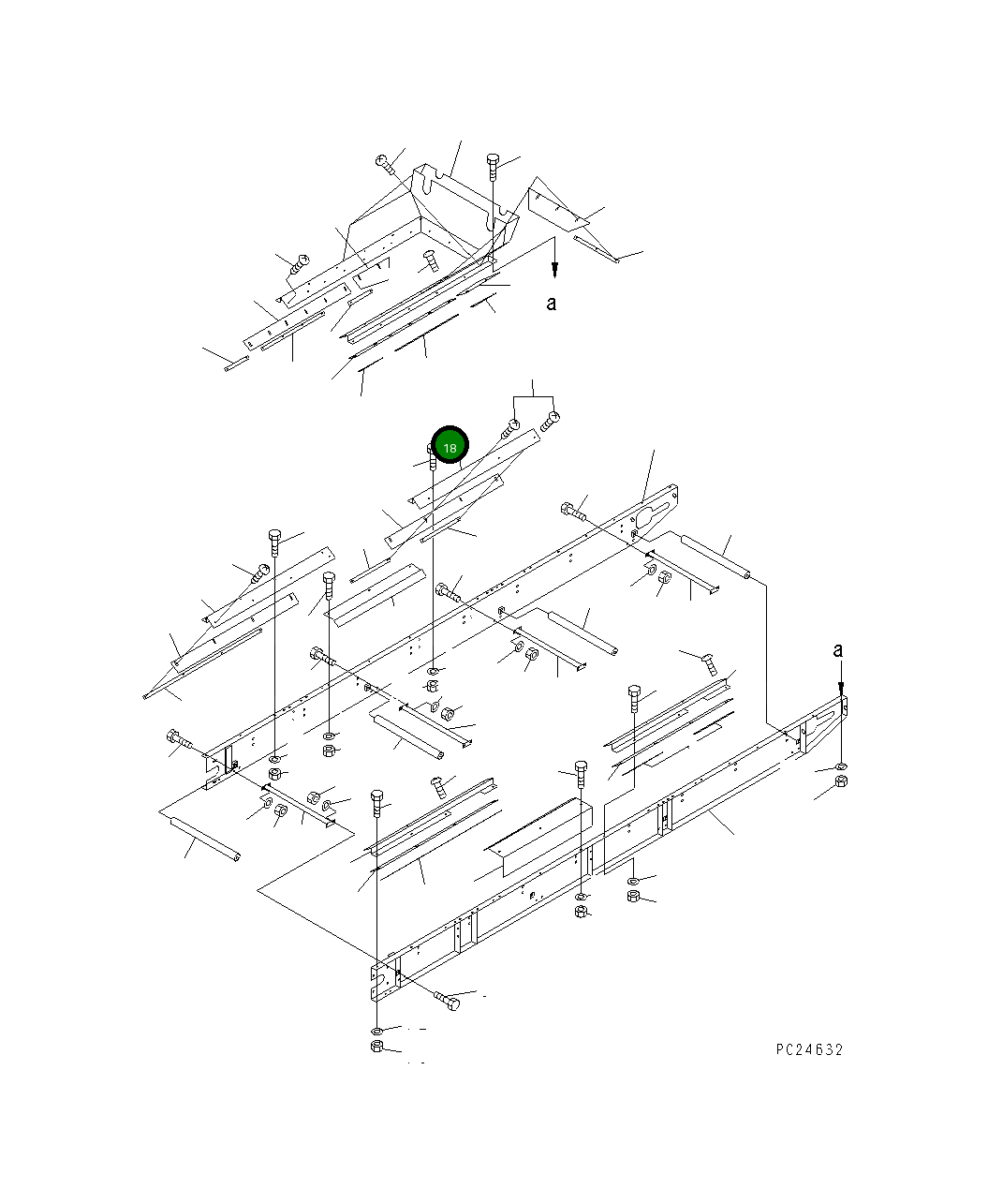 Стойка KWKKS-75-91240 Komatsu