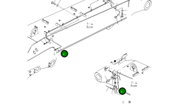 Трубка 208-72-71660 Komatsu