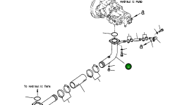 Трубка 208-62-68121 Komatsu