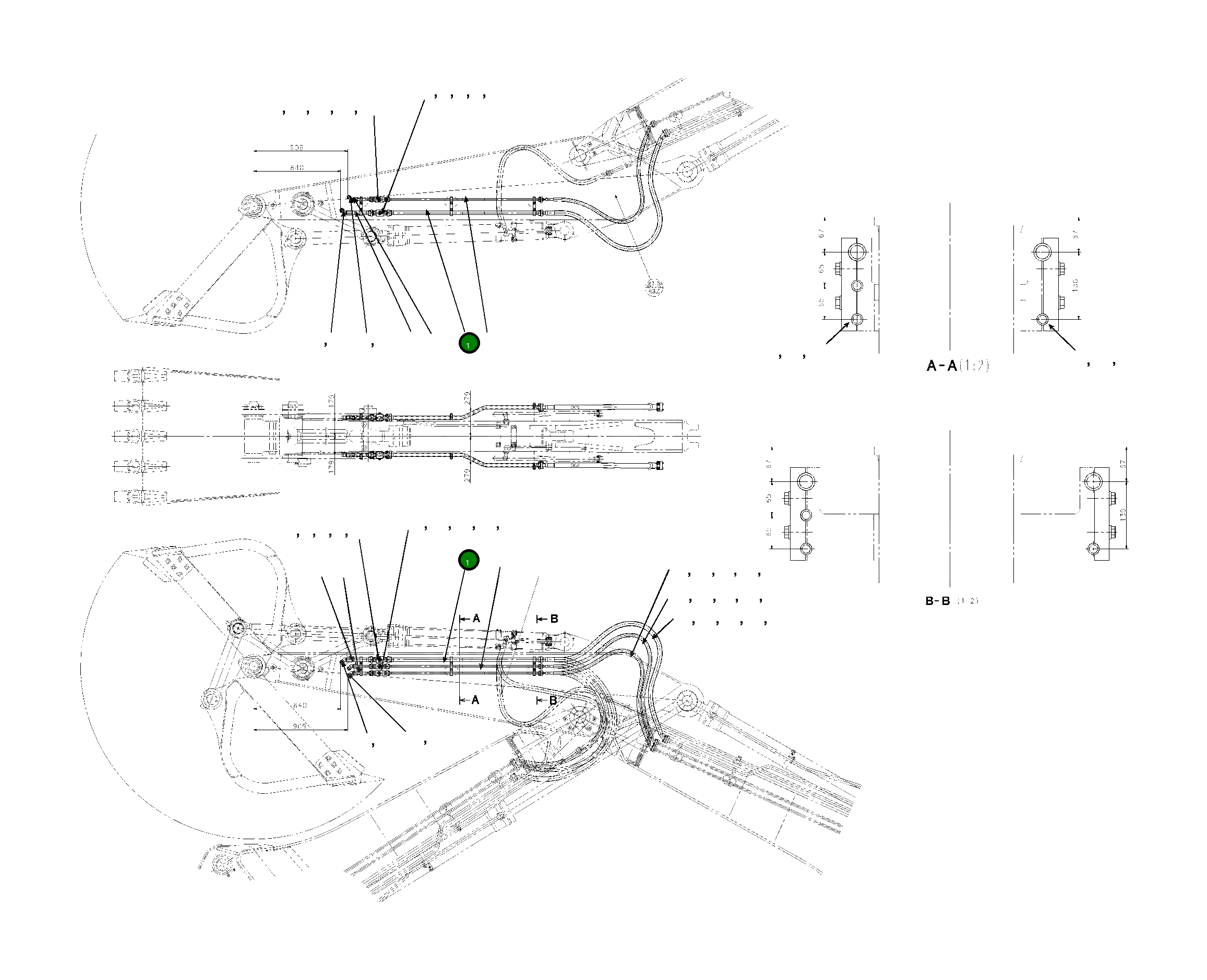 Трубка 207-62-KB750NK Komatsu