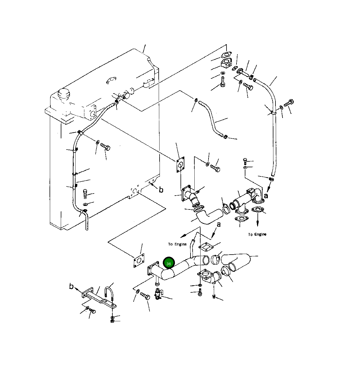 Трубка 209-03-51451 Komatsu