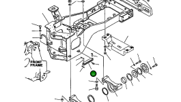 Фиксатор рамы 425-46-12130 Komatsu