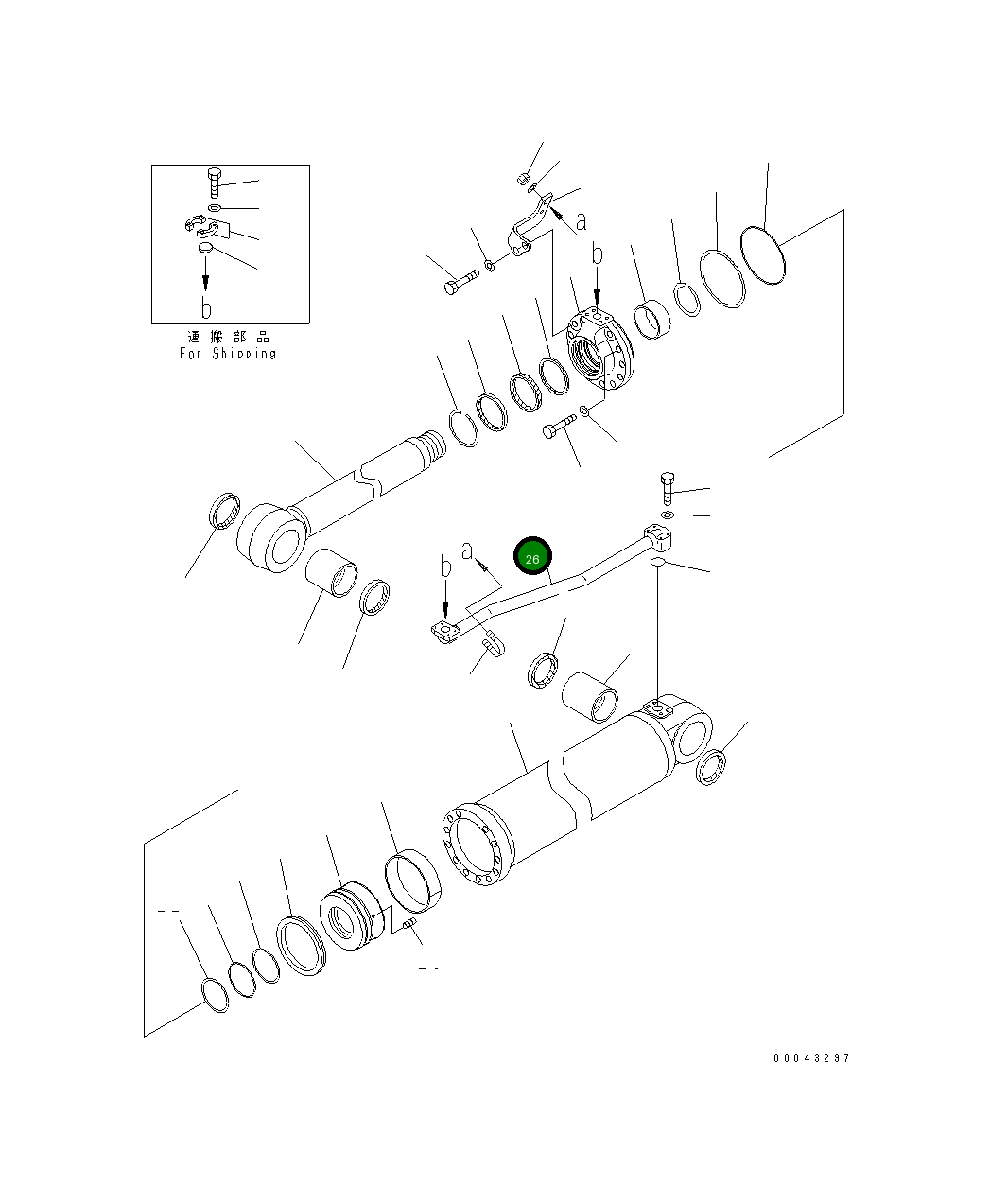 Трубка 707-86-13520 Komatsu