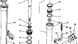 Цилиндр 202-63-52140 Komatsu