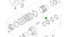 Уплотнение штока 796 528 73 Komatsu