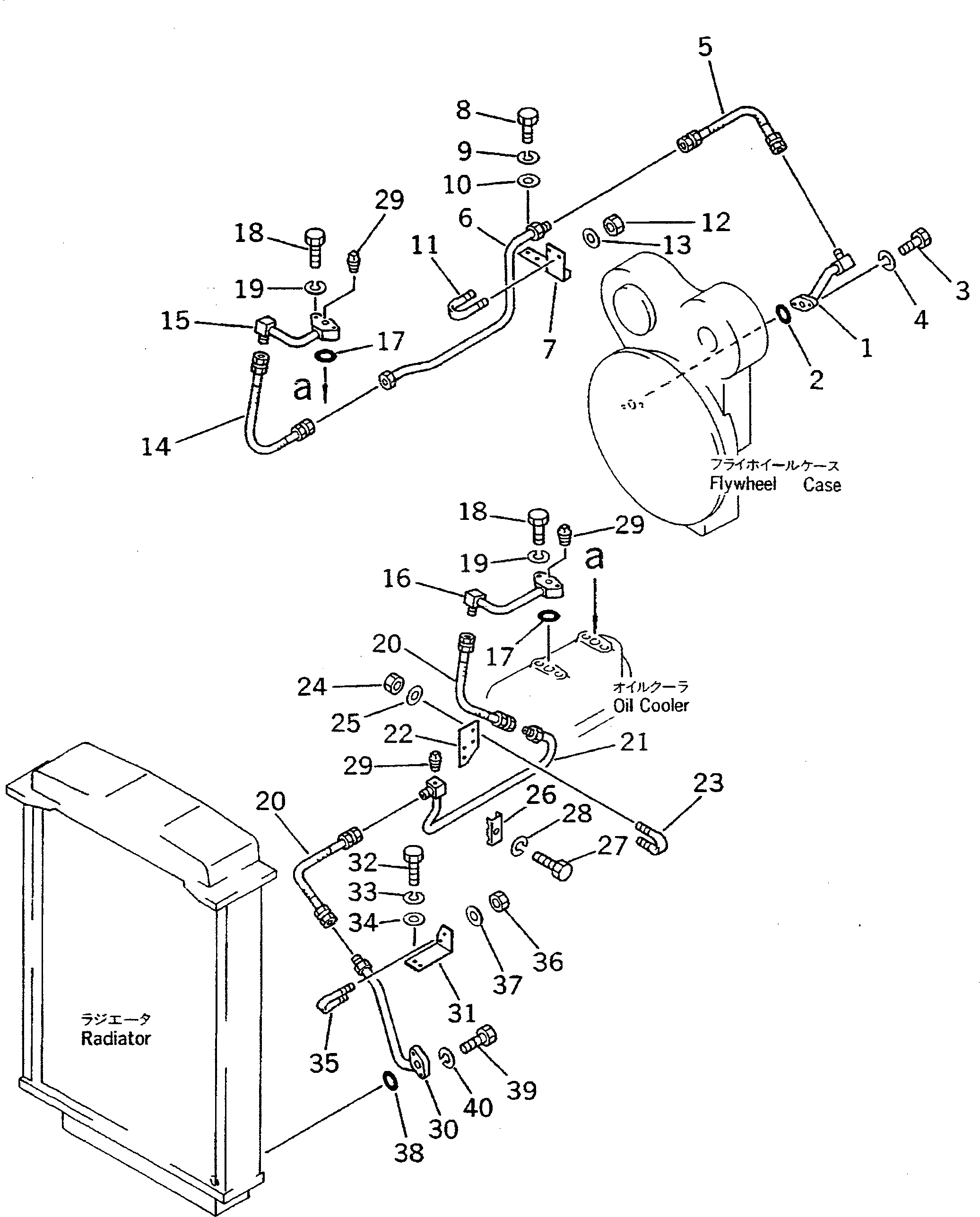 Трубка 145-49-52150 Komatsu