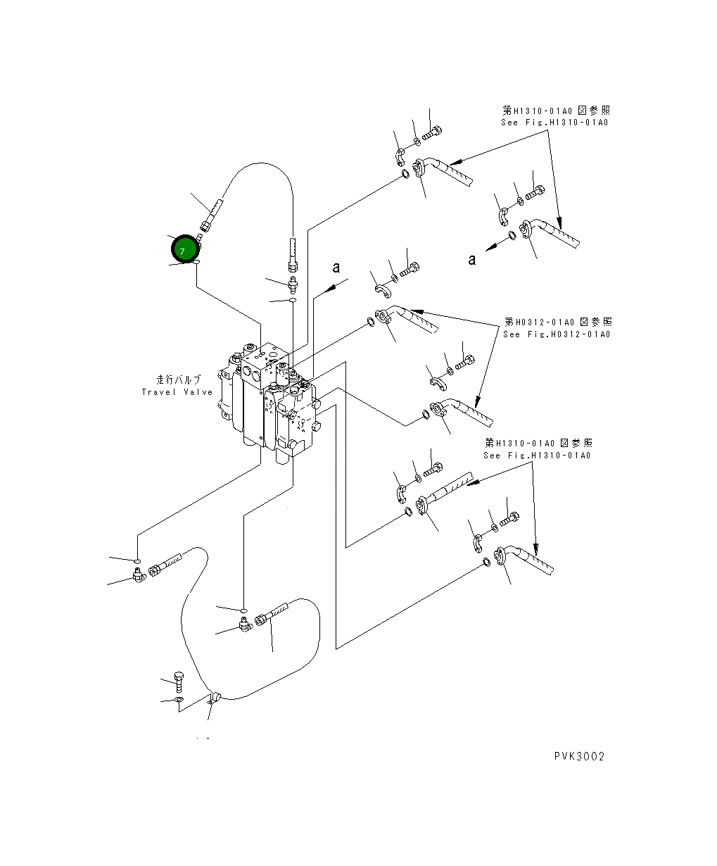 Угловой штуцер 14S-62-11280 Komatsu