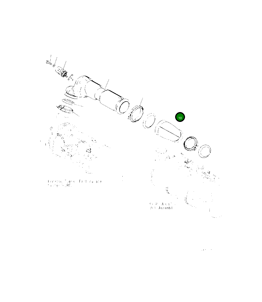 Угловой штуцер 6747-11-5760 Komatsu