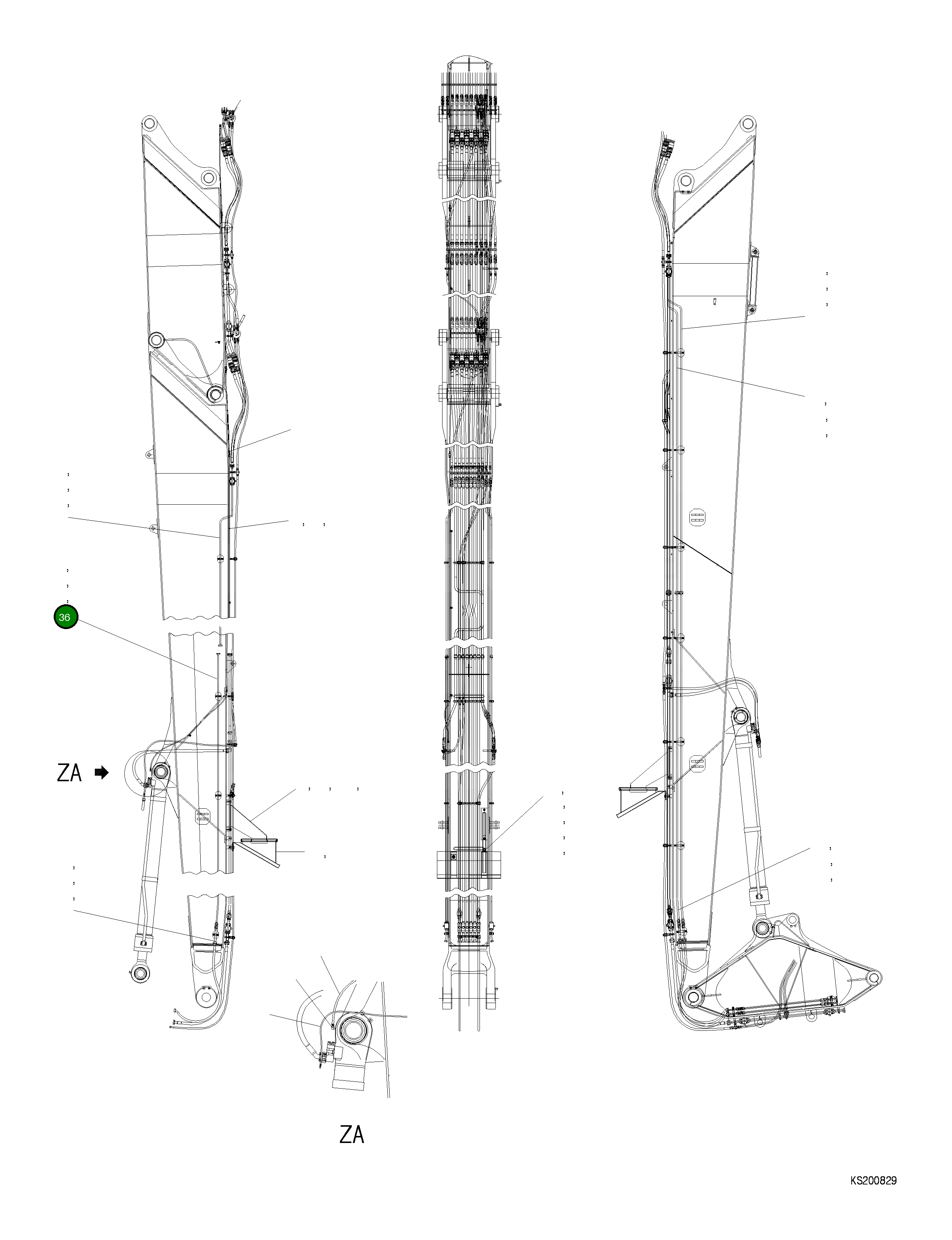 Трубка 209-62-KK420 Komatsu
