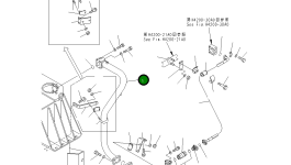 Трубка 42C-62-15810 Komatsu