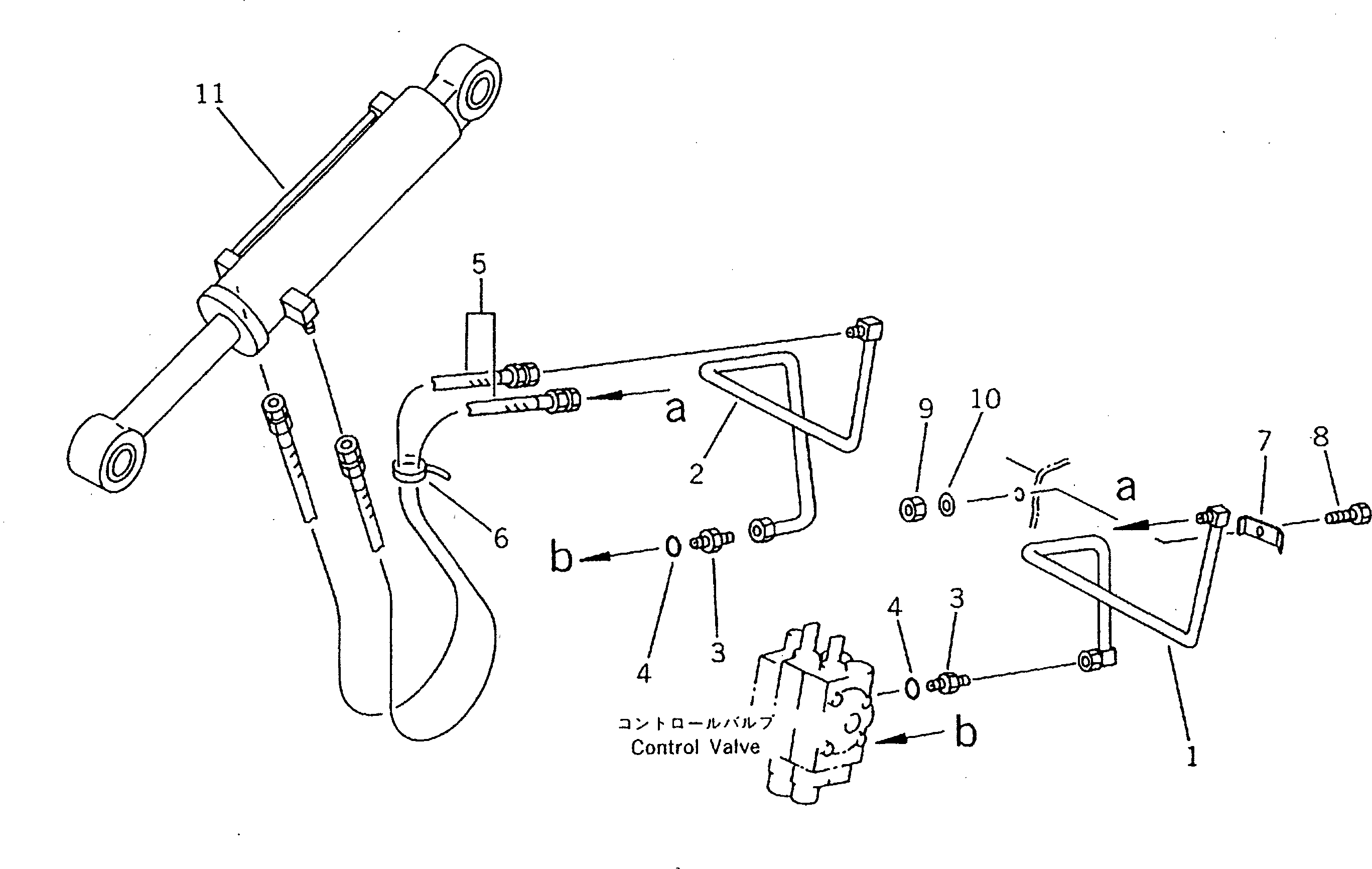 Шланг 20N-62-43160 Komatsu