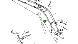 Трубка 209-62-58111 Komatsu