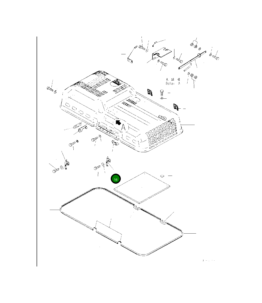 Фиксатор 2A5-54-11933 Komatsu