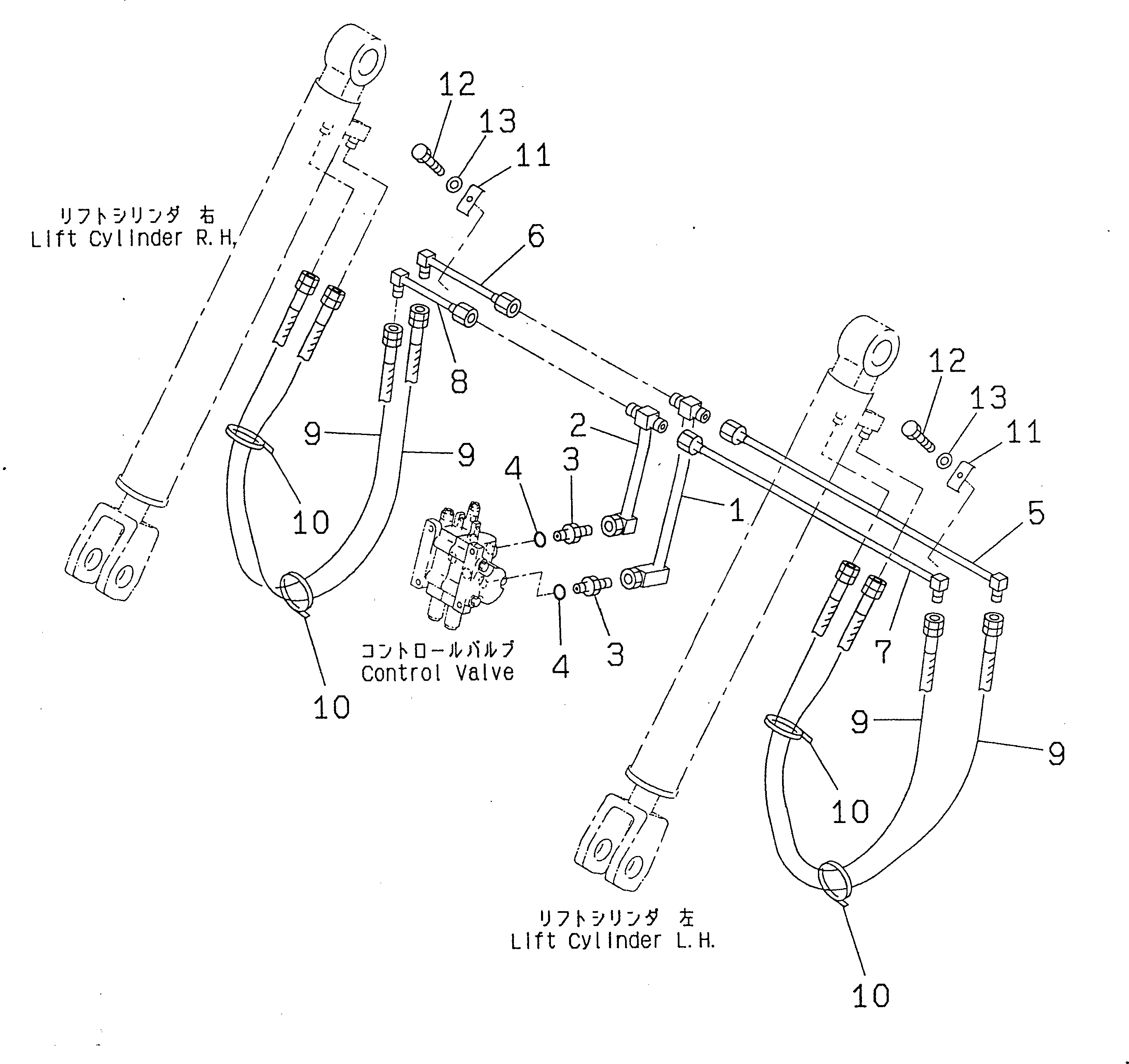Шланг FF7830-62590 Komatsu
