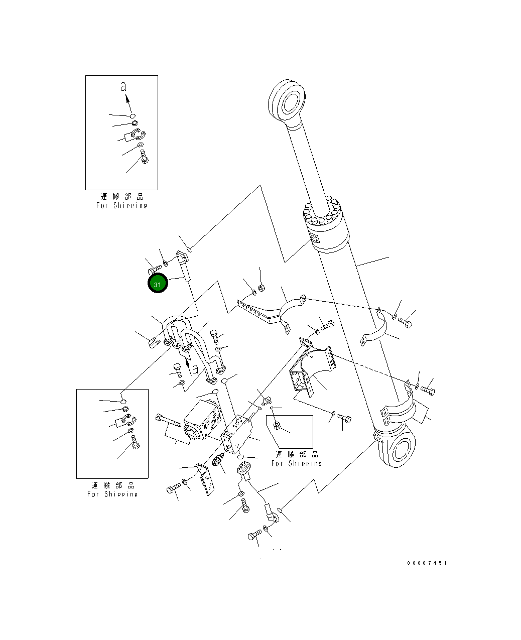 Трубка 209-64-12470 Komatsu