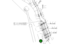 Трубка 21T-62-67690 Komatsu