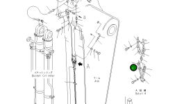 Трубка 21N-70-35181 Komatsu