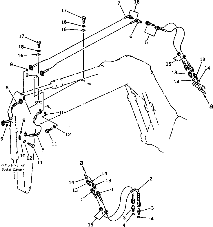 Шланг 07096-00420 Komatsu