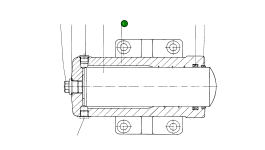 Цилиндр 287.00.002 Komatsu