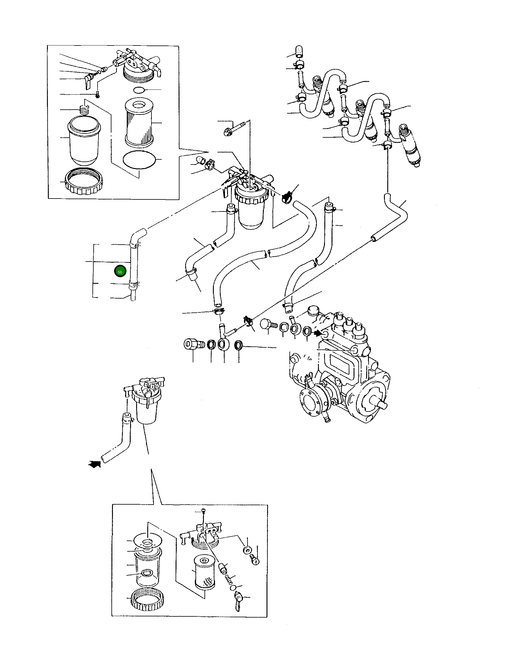 Труба YMR000815 Komatsu